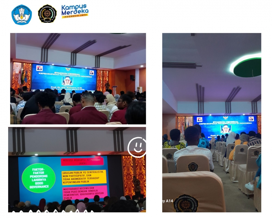 KULIAH UMUM BERSAMA : Prof . Dr. Drs. Kusworo, M.Si.