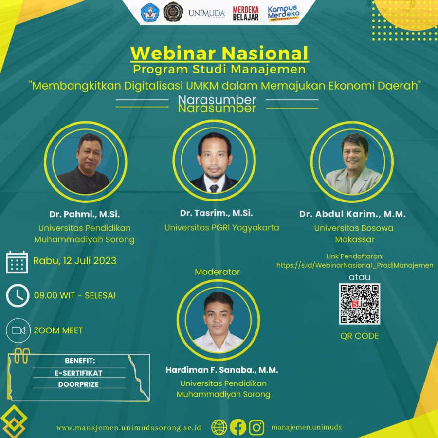 Webinar Nasional dengan tema 